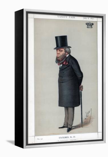 A Conservative Religionist, 1871-Carlo Pellegrini-Framed Premier Image Canvas