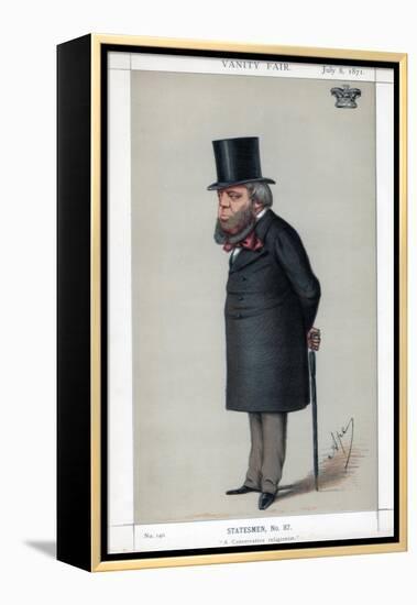 A Conservative Religionist, 1871-Carlo Pellegrini-Framed Premier Image Canvas