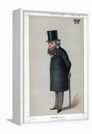 A Conservative Religionist, 1871-Carlo Pellegrini-Framed Premier Image Canvas