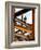 A Construction Worker Stands on a Steel Beam While Working on a High Rise Building-null-Framed Photographic Print