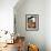 A Construction Worker Stands on a Steel Beam While Working on a High Rise Building-null-Framed Photographic Print displayed on a wall