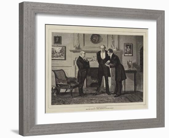 A Consultation-Charles Green-Framed Giclee Print
