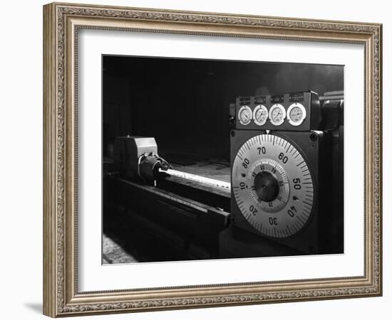 A Continuous Forge in Operation at the Edgar Allen Steel Founders, Meadowhall, Sheffield, 1962-Michael Walters-Framed Photographic Print