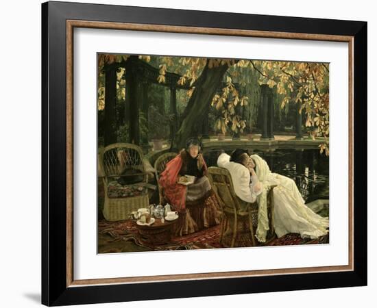 A Convalescent, C.1876-James Tissot-Framed Giclee Print
