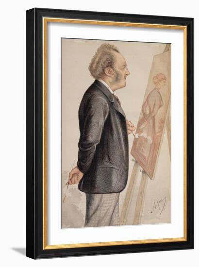 A Converted Pre-Raphaelite-Carlo Pellegrini-Framed Giclee Print