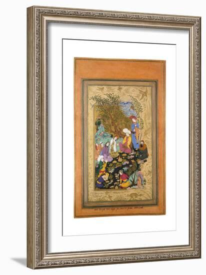 A Convivial Party, 1612-Riza-i Abbasi-Framed Giclee Print