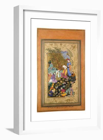 A Convivial Party, 1612-Riza-i Abbasi-Framed Giclee Print