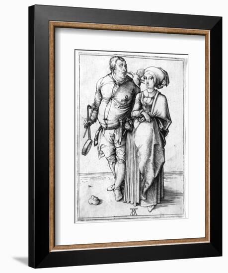 A Cook and His Wife, C.1496-Albrecht Dürer-Framed Giclee Print