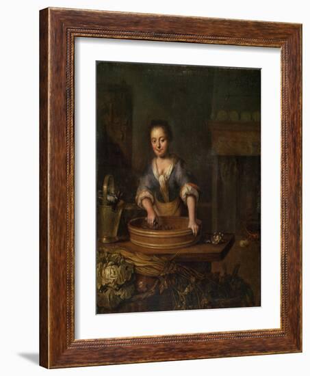 A Cook, Dutch Painting of 18th Century-Louis De Moni-Framed Giclee Print