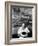 A Cook Holds a Bowl of Cuban Style Black Beans at La Carreta Restaurant, 1987-null-Framed Photographic Print