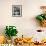 A Cook Holds a Bowl of Cuban Style Black Beans at La Carreta Restaurant, 1987-null-Framed Photographic Print displayed on a wall