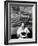 A Cook Holds a Bowl of Cuban Style Black Beans at La Carreta Restaurant, 1987-null-Framed Photographic Print