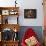 A Cook in a Well-Stocked Kitchen with a Serving Woman-Italian School-Framed Premier Image Canvas displayed on a wall