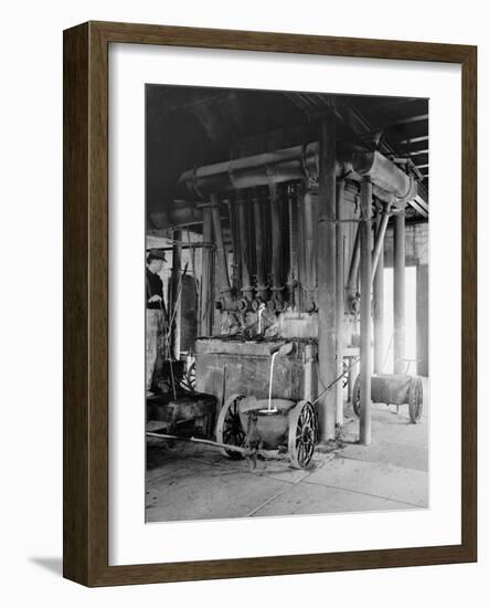 A Copper Blast Furnace, Hancock, Mich.-null-Framed Photo