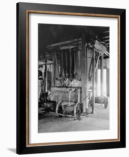 A Copper Blast Furnace, Hancock, Mich.-null-Framed Photo