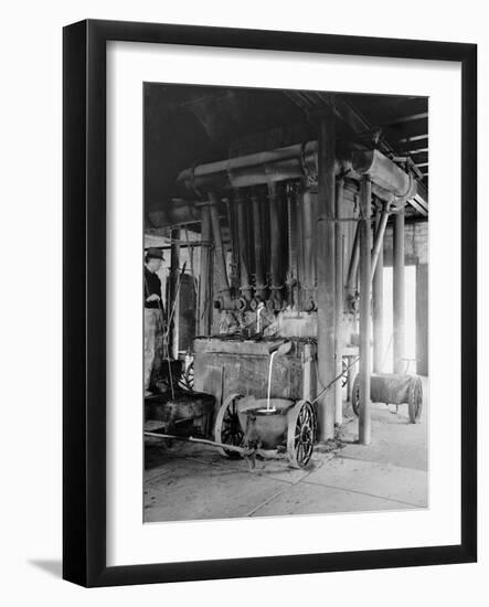 A Copper Blast Furnace, Hancock, Mich.-null-Framed Photo