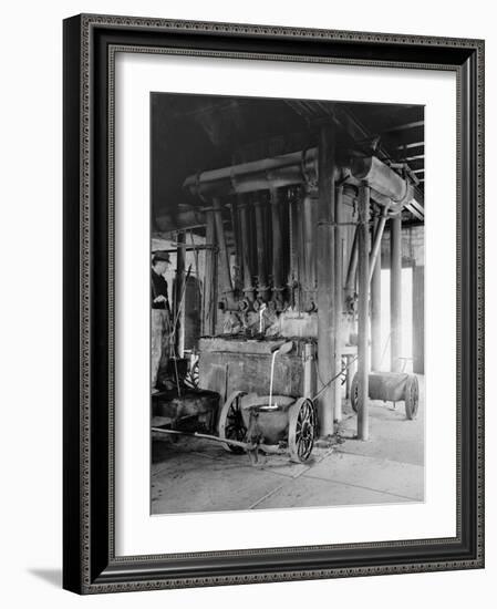 A Copper Blast Furnace, Hancock, Mich.-null-Framed Photo