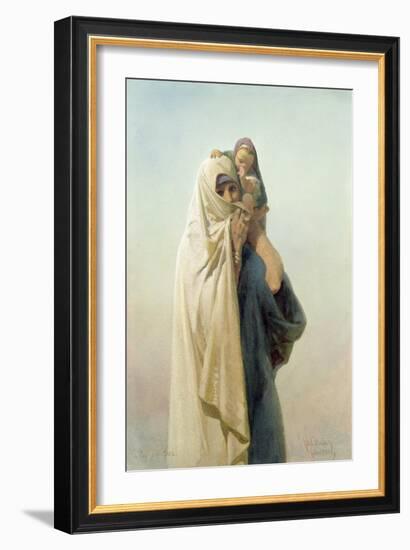 A Coptic Mother, 1859-Carl Haag-Framed Giclee Print