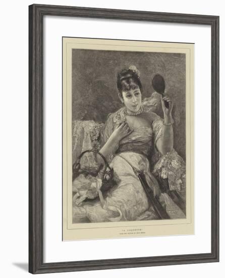 A Coquette-Leon Herbo-Framed Giclee Print