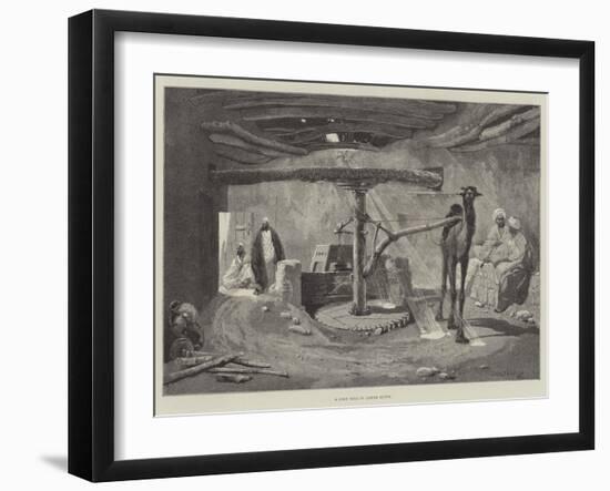 A Corn Mill in Lower Egypt-Charles Auguste Loye-Framed Giclee Print
