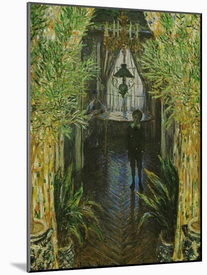 A Corner in the Apartment, in the Center; Jean Monet, the Painter's Son-Claude Monet-Mounted Giclee Print