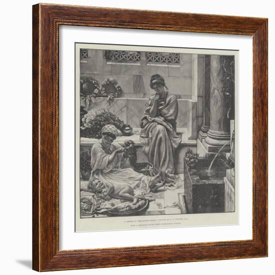 A Corner in the Market-Place-Sir Edward John Poynter-Framed Giclee Print