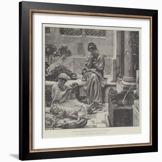 A Corner in the Market-Place-Sir Edward John Poynter-Framed Giclee Print