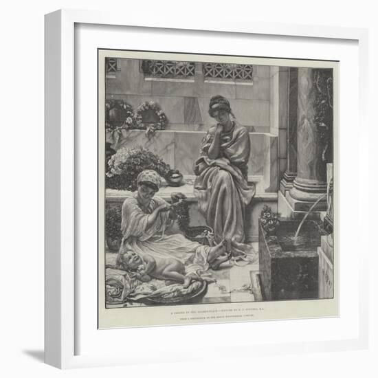 A Corner in the Market-Place-Sir Edward John Poynter-Framed Giclee Print