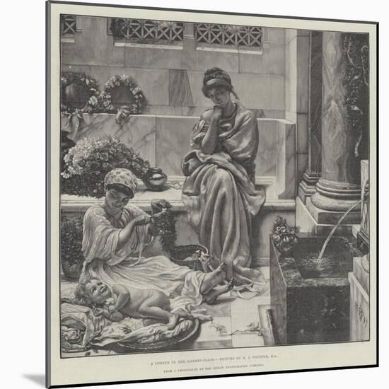 A Corner in the Market-Place-Sir Edward John Poynter-Mounted Giclee Print