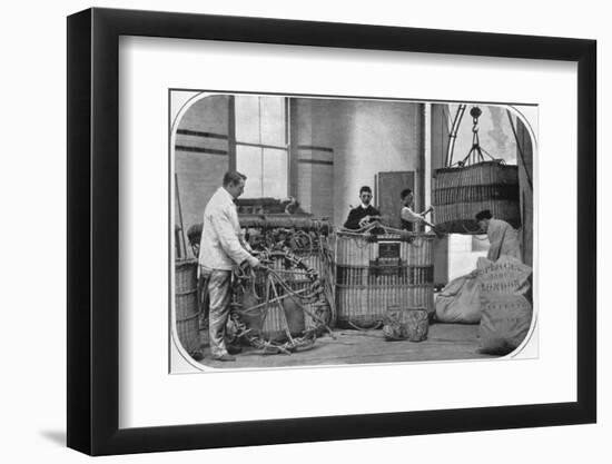 A corner of a hot air balloon factory, London, c1903 (1903)-Unknown-Framed Photographic Print