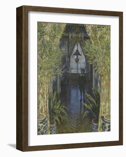 A Corner of the Apartment, 1875-Claude Monet-Framed Giclee Print