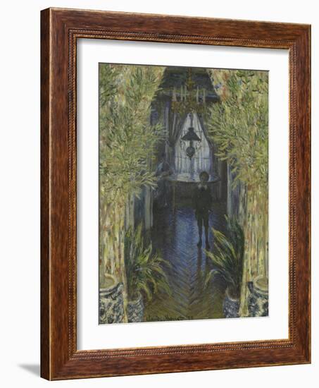 A Corner of the Apartment, 1875-Claude Monet-Framed Giclee Print