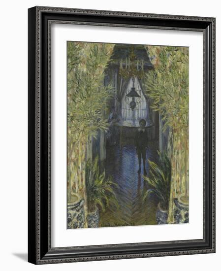 A Corner of the Apartment, 1875-Claude Monet-Framed Giclee Print