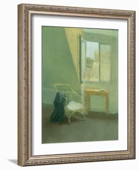 A Corner of the Artist's Room in Paris, 1907-09 (Oil on Canvas on Board)-Gwen John-Framed Giclee Print