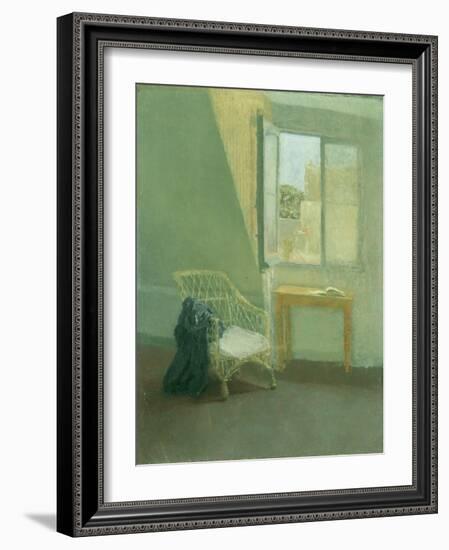 A Corner of the Artist's Room in Paris, 1907-09 (Oil on Canvas on Board)-Gwen John-Framed Giclee Print