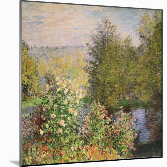 A Corner of the Garden at Montgeron, 1876-7-Claude Monet-Mounted Giclee Print