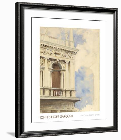 A Corner of the Library in Venice, 1904/07-John Singer Sargent-Framed Art Print