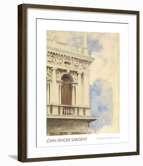 A Corner of the Library in Venice, 1904/07-John Singer Sargent-Framed Art Print