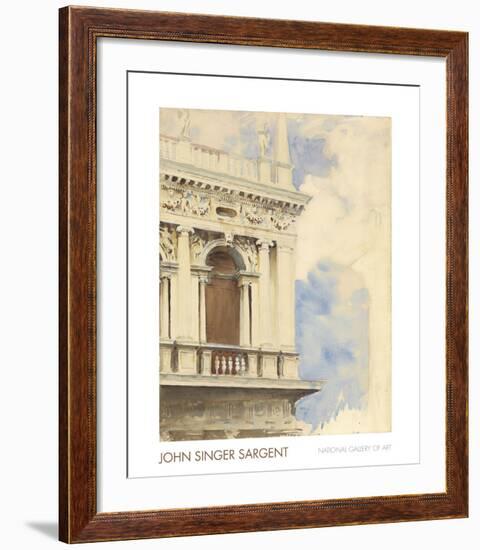 A Corner of the Library in Venice, 1904/07-John Singer Sargent-Framed Art Print