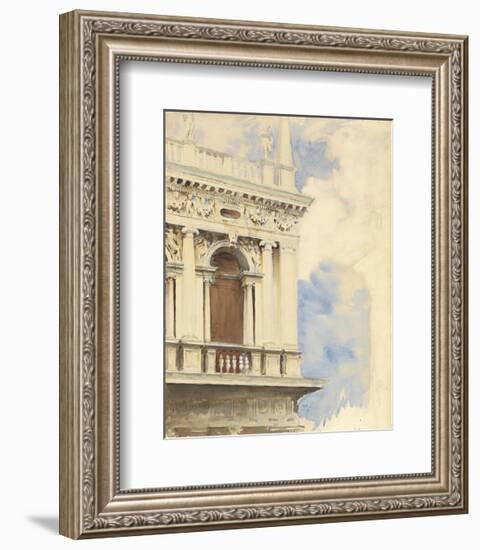 A Corner of the Library in Venice, 1904/07-John Singer Sargent-Framed Art Print