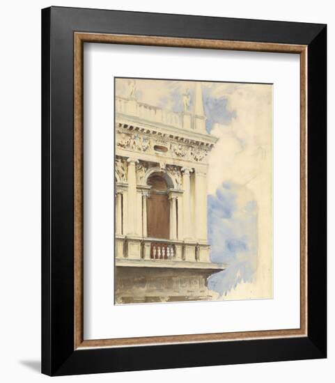 A Corner of the Library in Venice, 1904/07-John Singer Sargent-Framed Art Print