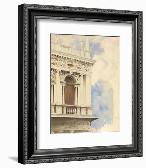 A Corner of the Library in Venice, 1904/07-John Singer Sargent-Framed Art Print