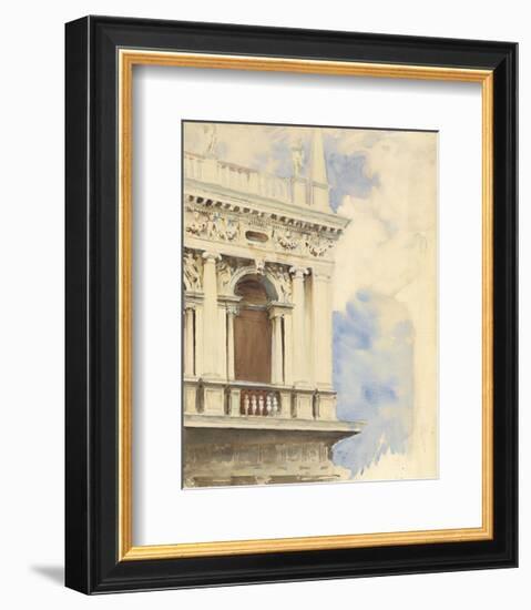 A Corner of the Library in Venice, 1904/07-John Singer Sargent-Framed Art Print