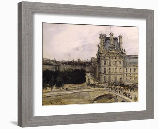 A Corner of the Louvre, 1885-1900-Antoine Vollon-Framed Giclee Print