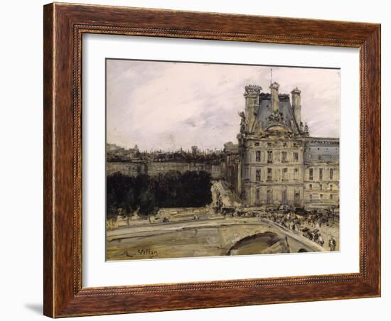 A Corner of the Louvre, 1885-1900-Antoine Vollon-Framed Giclee Print