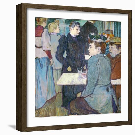 A Corner of the Moulin De La Galette, 1892-Henri de Toulouse-Lautrec-Framed Giclee Print