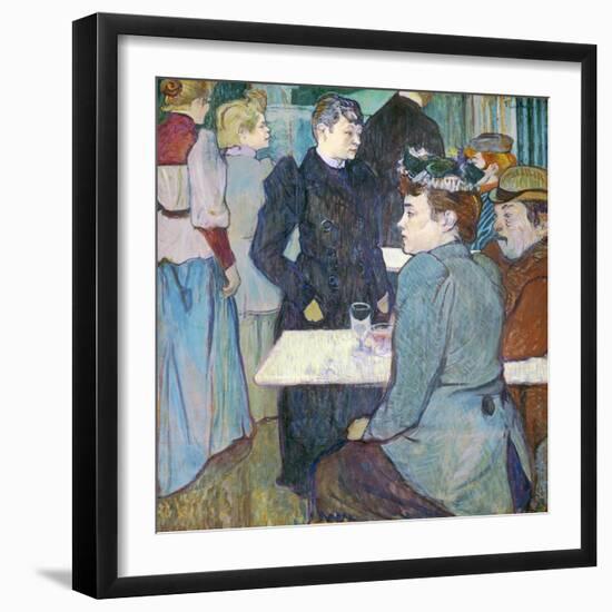 A Corner of the Moulin De La Galette, 1892-Henri de Toulouse-Lautrec-Framed Giclee Print