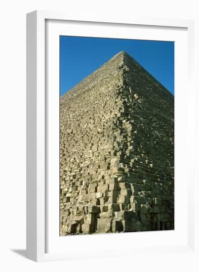 A Corner of the Pyramid of Mycerinus (Menkaure) (26th BCE)-null-Framed Giclee Print