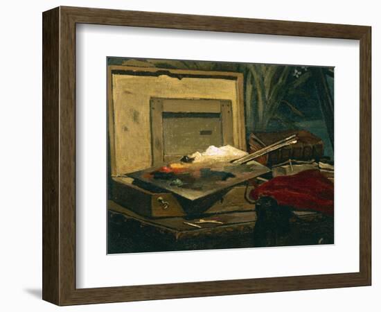 A Corner of the Studio, 1861-Claude Monet-Framed Giclee Print