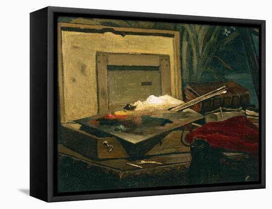 A Corner of the Studio, 1861-Claude Monet-Framed Premier Image Canvas